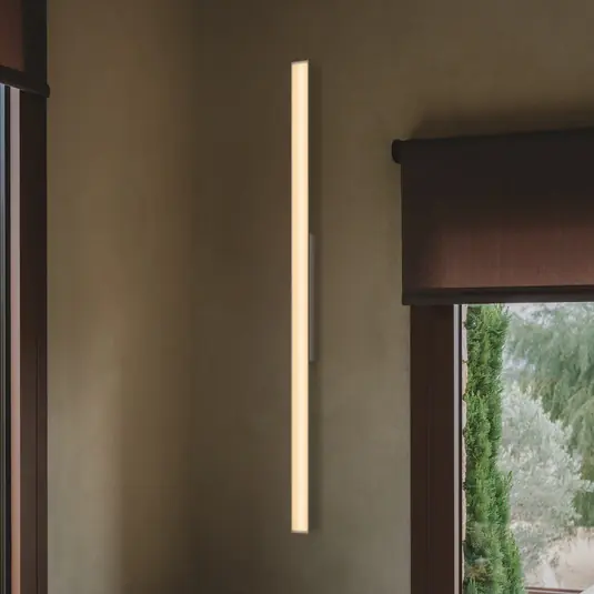 Azonnali szállítás Vibia LED fali világítás SPA, hossza 121 cm, bézs, IP44 2700 K