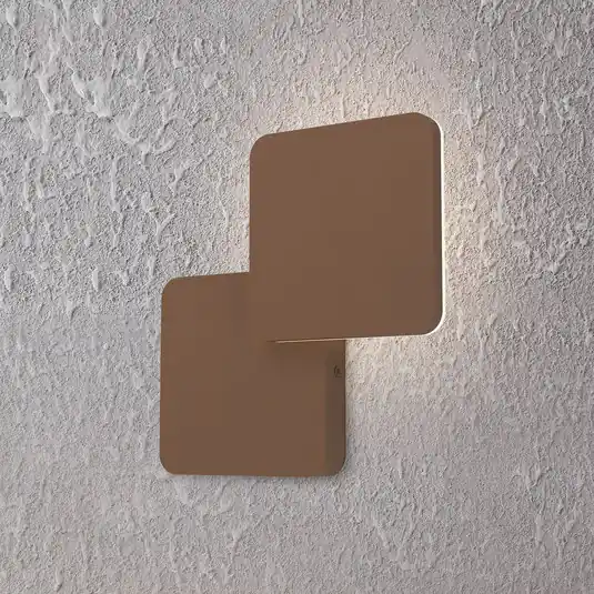 Rendeld meg most Pedersano LED kültéri falilámpa, rozsdás színű, hossza 14 cm, fém