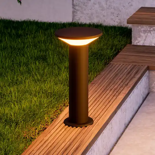 Népszerű Rigosa LED talapzati lámpa, fekete, magasság 35 cm, fém