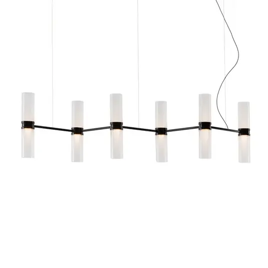Rendeld meg most Artemide LED lógó lámpa Zephyr Linear, fekete, 160 cm, alkalmazás