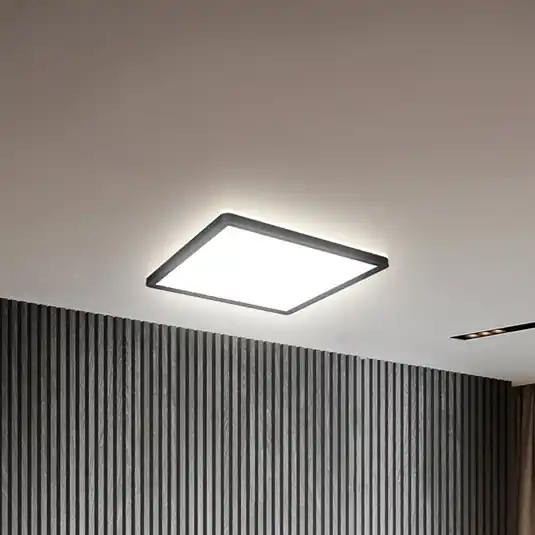 Ajánlat LED panel Slim távirányító RGBW, 29 x 29 cm, fekete, háttérvilágítás