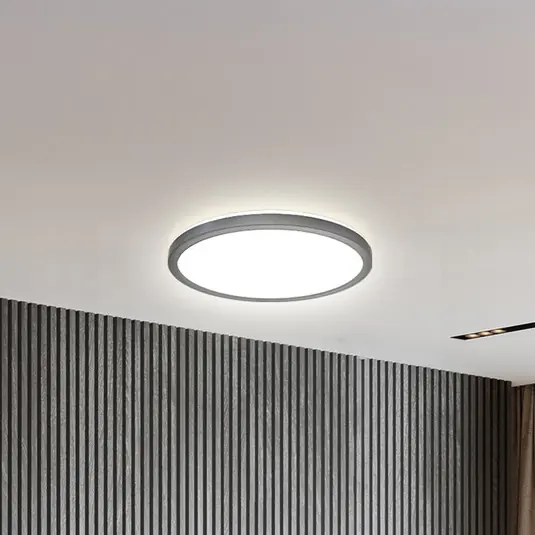 Azonnali szállítás LED panel Slim távirányító RGBW, Ø 29 cm, fekete, háttérvilágítás