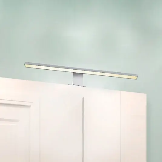 Azonnali szállítás LED tükör világítás Mira, szélesség 60 cm, króm, fém, 4000 K