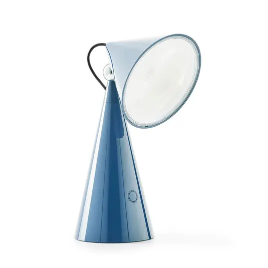 Bestseller Tom Dixon LED tölthető asztali világítás POSE, világoskék Magasság 25 cm IP20