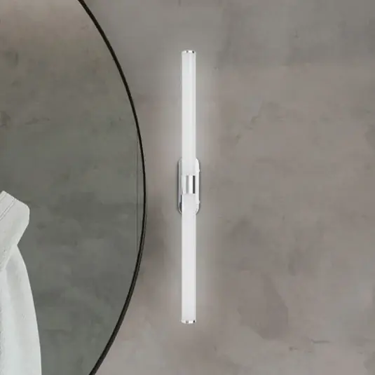 LED fali világítás Runt, hosszúság 60 cm, króm, 4000 K, IP44 Expressz kézbesítés