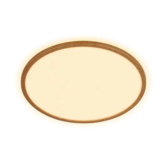 Szuper akció LED mennyezeti világítás Tava Wood, Ø 42 cm, műanyag, 3000 K