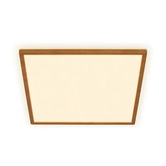 Ajánlat LED mennyezeti világítás Tava Wood, 42 x 42 cm, műanyag, 3000 K