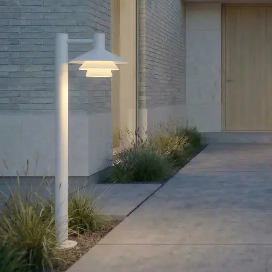 Lucande Montaro LED ösvény világítás, 100 cm, fehér Korlátozott ajánlat
