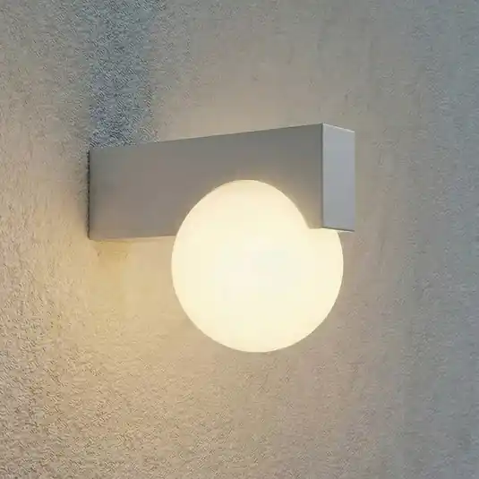 Lucande Vijon LED kültéri fali világítás, világosszürke, CCT, IP44 Csak ma