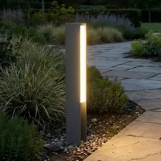 Lucande LED talapzati világítás Teerk, magasság 50 cm, antracit, IP65 Szezonális akció