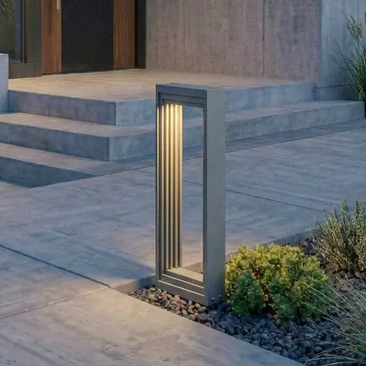 Lucande LED talapzati világítás Ashkan, magasság 40 cm, antracit, IP65 Vedd meg most