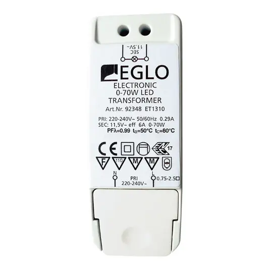 92348 trafó 11,5V 0-40W LED, 0-70W halogén Szezonális akció