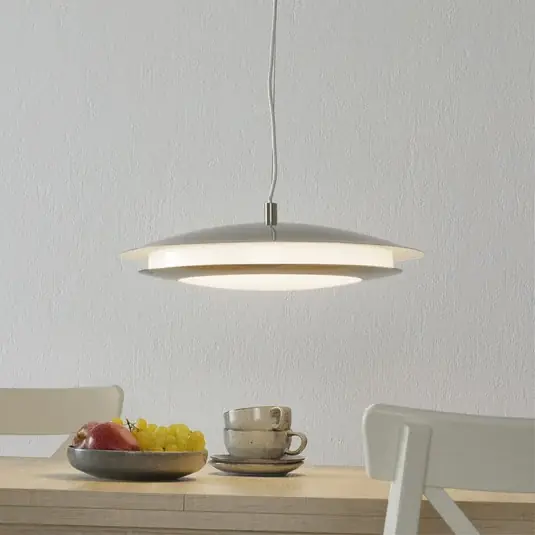 Utolsó esély EGLO connect Moneva-C LED függő lámpa nikkel Ø48,5
