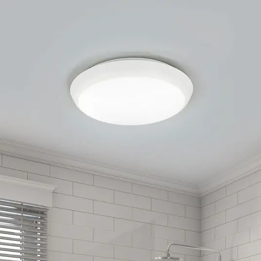 Arcchio LED mennyezeti lámpa Augustin, Ø 20 cm, 4.000 K, IP54 Árcsökkenés