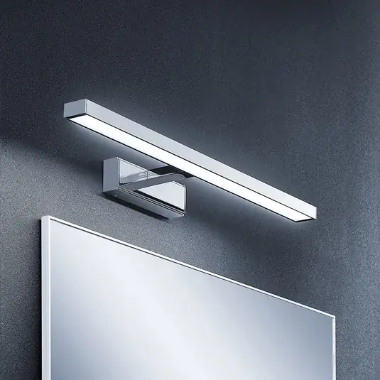 Árcsökkenés Lindby LED tükörvilágítás Jukka, 60 cm, króm, fém, IP44