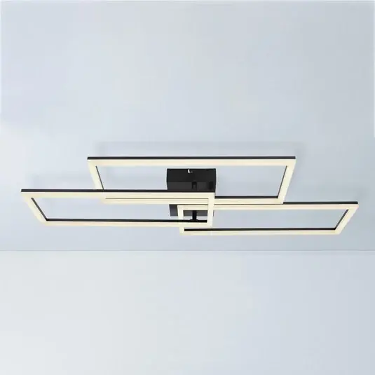 Biztonságos fizetés Tiny LED mennyezeti lámpa 3 izzós fekete CCT