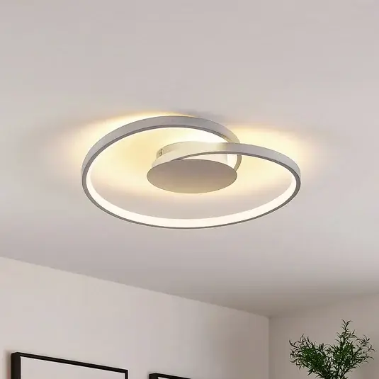 Lucande LED mennyezeti lámpa Enesa, Ø 46 cm, 2.700 K, fényerőszabályozható Prémium