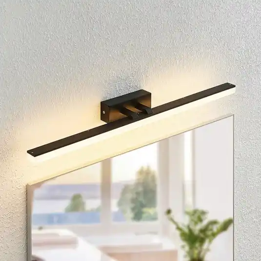Lucande LED fali lámpa Lisana, vízszintes, 75 cm, IP44 Expressz szállítás