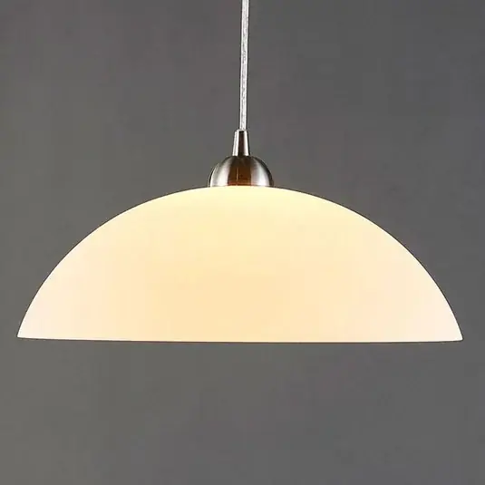 Alacsony ár Lindby Valeria lógó világítás, fehér, üveg, Ø 40 cm, E27