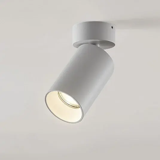 Arcchio Brinja spotlámpa, fehér, kerek, 13 cm magas, Ø 6 cm Szuper akció