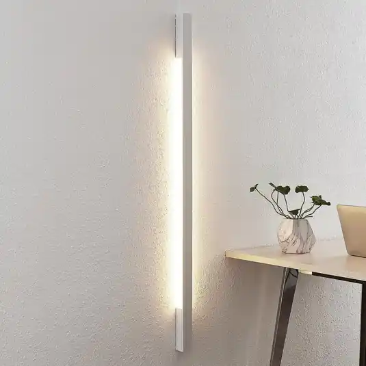 Arcchio LED fali lámpa Ivano, 130 cm, fehér, alumínium Azonnali szállítás