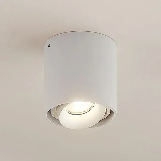 Arcchio downlight Walza, fehér, fém, Ø 9,3cm, GU10 Azonnal elérhető
