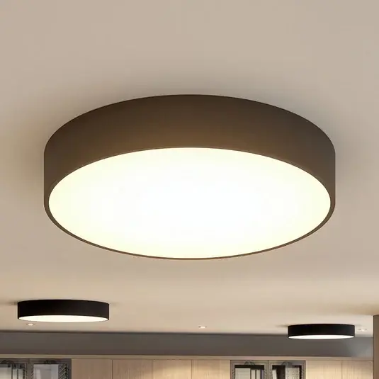 Arcchio LED mennyezeti lámpa Noabelle, Ø 60 cm, fekete, fém Kihagyhatatlan ajánlat