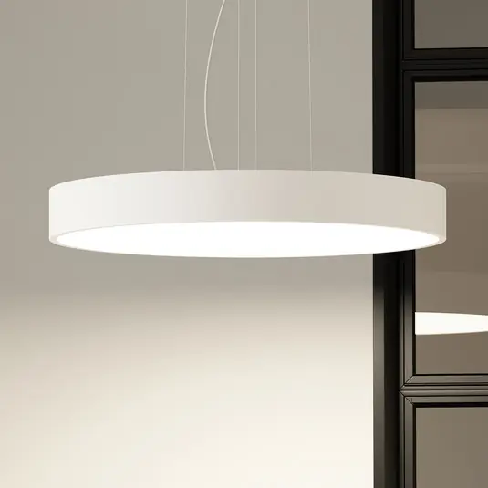 Arcchio LED-es függőlámpa Noabelle, Ø 80 cm, fehér, fém Népszerű