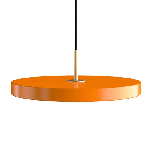 Nézd meg most UMAGE LED lógó lámpa Asteria Medium, narancssárga/sárgaréz, Ø 43 cm