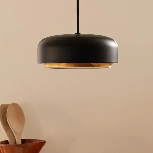 UMAGE Hazel Mini függő lámpa, fekete, Ø 22 cm Gyors kiszállítás