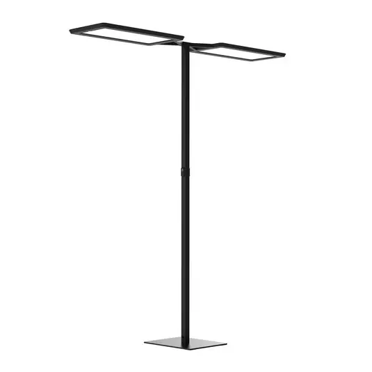 Árengedmény LED állólámpa Yara.double 4 000 K, BT, PIR, fekete
