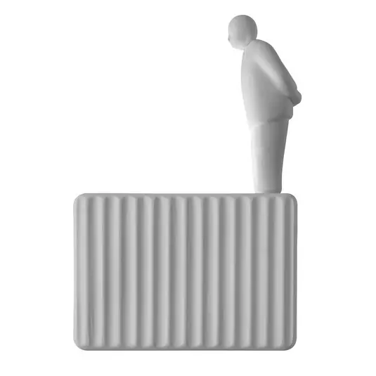 Nézd meg most Karman Umarell dísz figura, 16 cm magas, álló