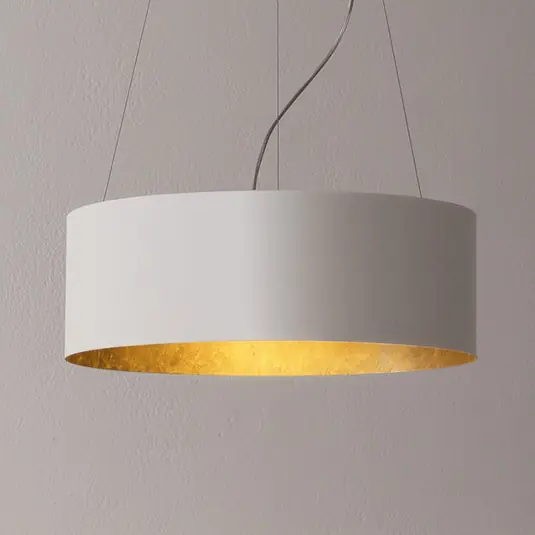 ICONE Olimpia LED-es függőlámpa elegáns arany levéllel Vásárlói kedvenc