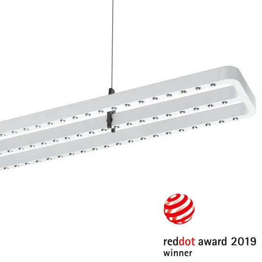 LED függőlámpa Small Line, érzékelő, 126 cm, fehér Újdonság