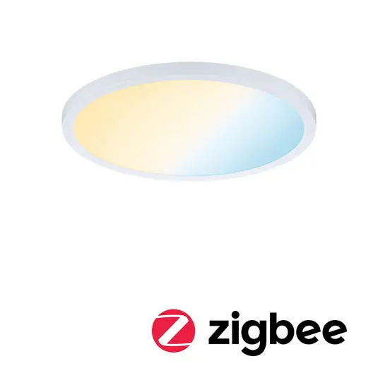 Szezonális akció Paulmann Panel Areo ZigBee CCT kerek fehér 23cm