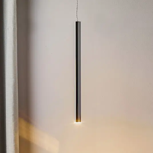 Varas LED függőlámpa, egy izzós, króm Kiárusítás