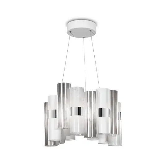 Gyors kiszállítás Slamp La Lollo M LED függő lámpa, fehér