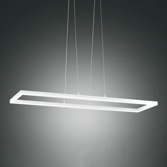 LED függő lámpa Bard, 92x32 cm fehér Kedvezmény