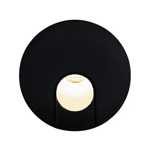 BRUMBERG Wall Kit68 visszahúzva, kerek, fekete Bestseller