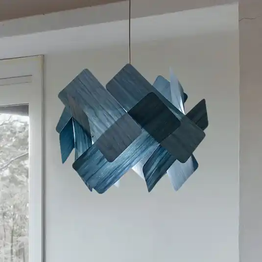 LZF Escape függő, kábel fekete Ø 30 cm kék Ne maradj le