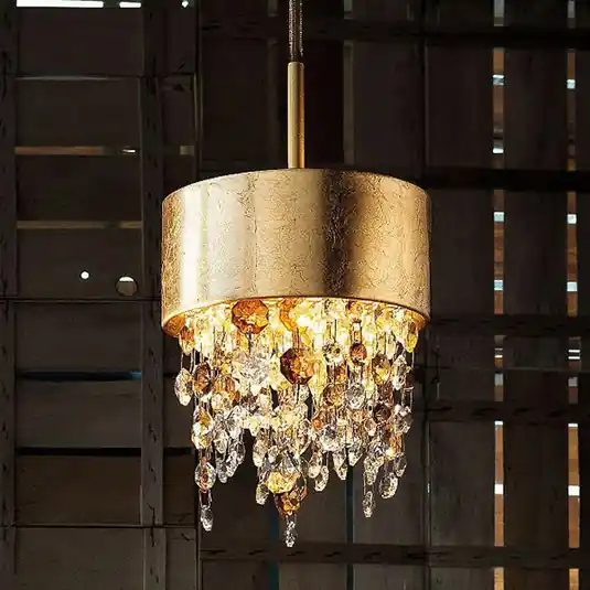Olà S2 15 LED-es függőlámpa, Ø15cm, levélarany/borostyán színben Vedd meg most
