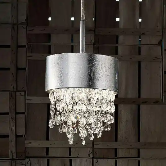Vedd meg online LED függő lámpa Olà S2 15, Ø 15 cm ezüst/átlátszó