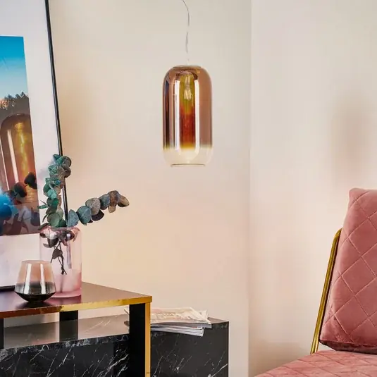 Csak ma Artemide Gople függő lámpa réz/ezüst