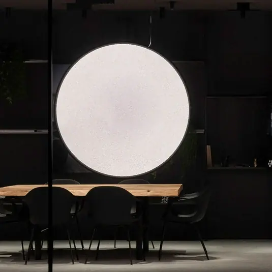 Artemide Discovery függőlámpa függőlegesen fekete Ø 100 cm Szuper akció