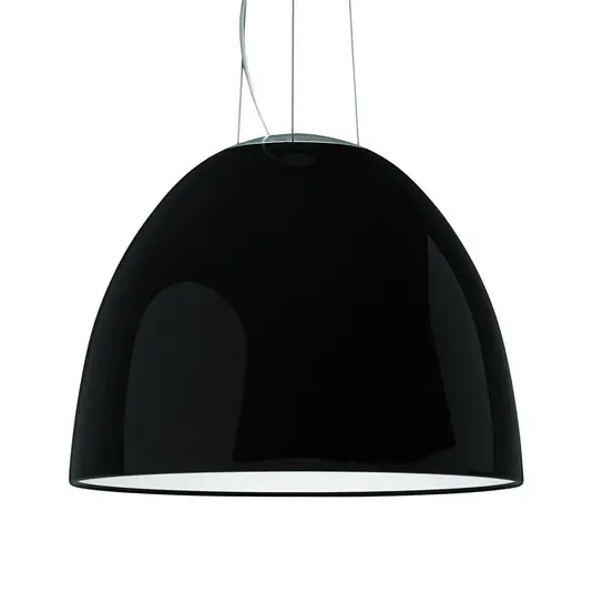 Artemide Nur Gloss függő lámpa, fekete fényes Expressz kézbesítés
