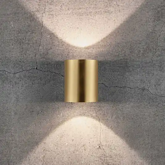 Ajánlat LED kültéri fali világítás Canto 2, 10 cm, sárgaréz