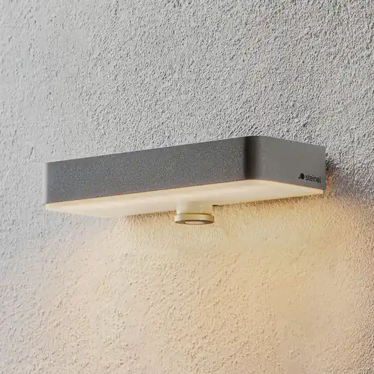 Szuper akció STEINEL LED fali lámpa XSolar SOL-O S, ezüst, érzékelővel