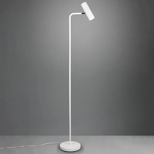 Biztonságos vásárlás Marley állólámpa, fehér, magasság 151 cm, fém