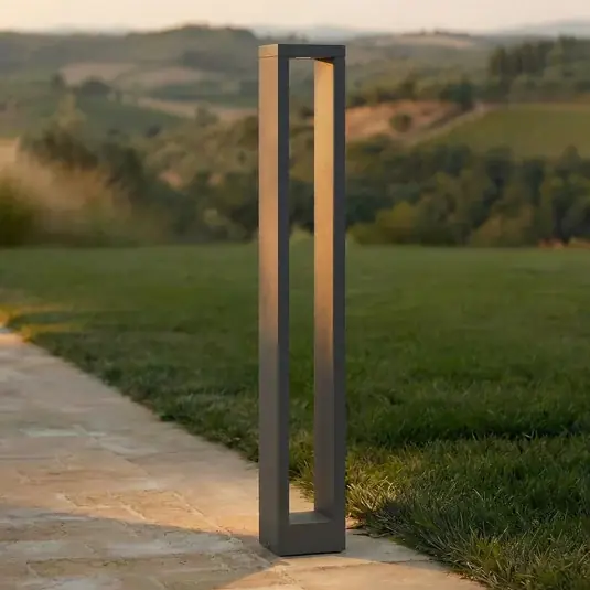 Lucande Jupp LED ösvény lámpa, 90 cm, antracit, fém, IP54 Csak ma