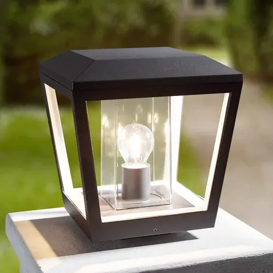 Lucande világító, talapzati világítás, antracit, fém, 24 cm, IP54 Árengedmény